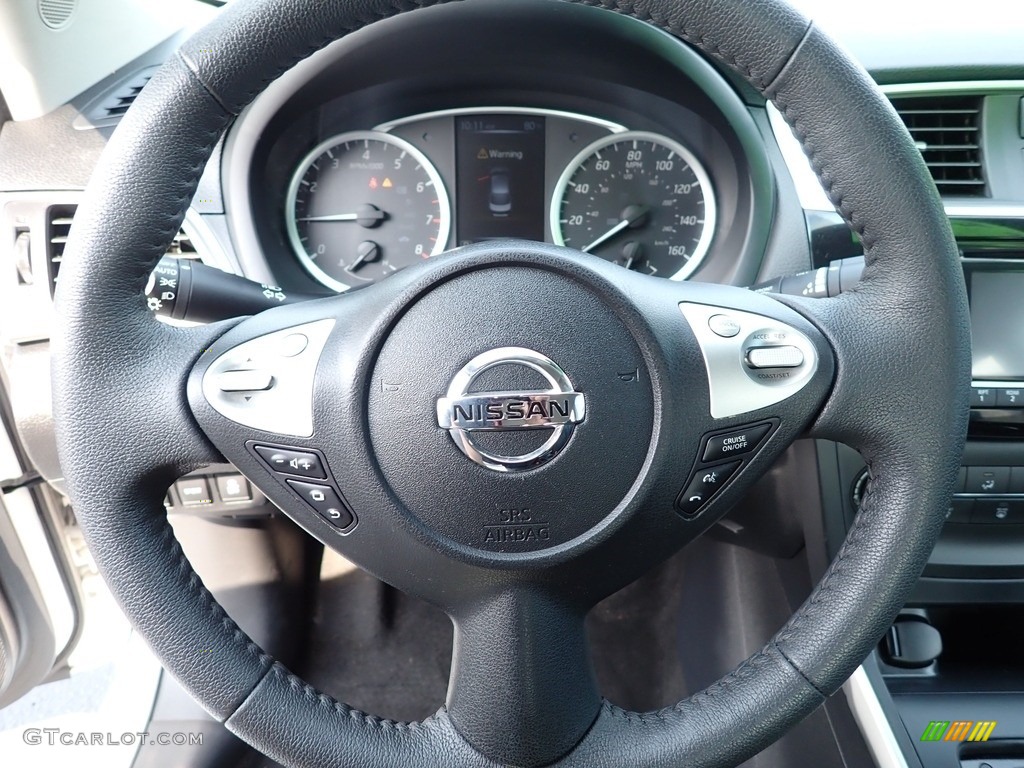 2017 Sentra SV - Aspen White / Charcoal photo #26