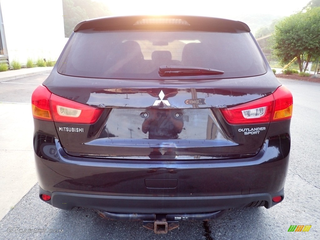 2013 Outlander Sport ES 4WD - Labrador Black Pearl / Black photo #3
