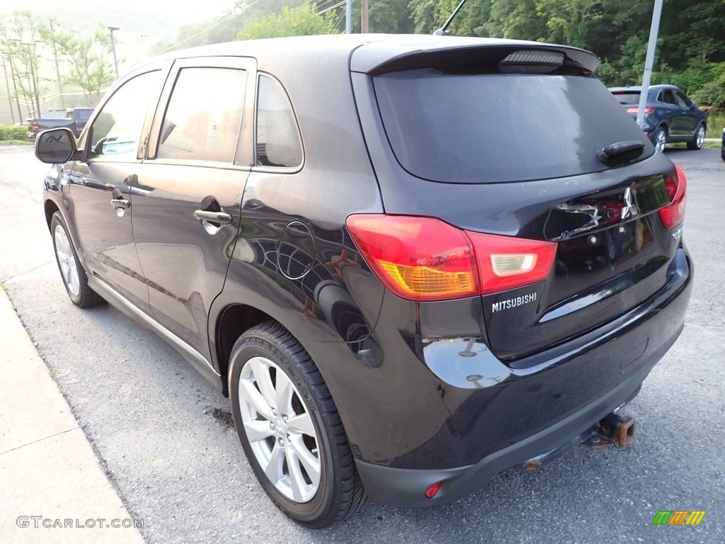 2013 Outlander Sport ES 4WD - Labrador Black Pearl / Black photo #5