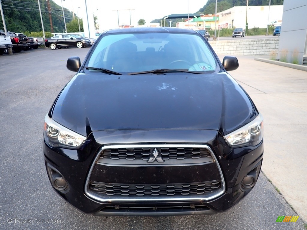 2013 Outlander Sport ES 4WD - Labrador Black Pearl / Black photo #8