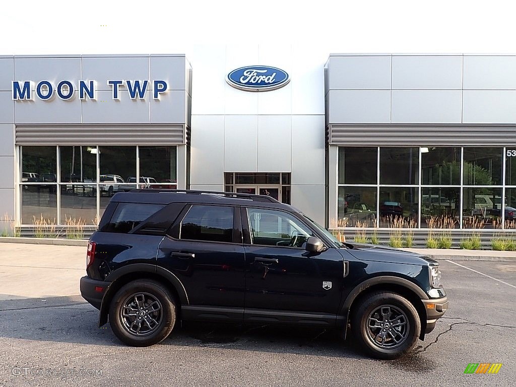 2021 Bronco Sport Big Bend 4x4 - Alto Blue Metallic / Medium Dark Slate photo #1