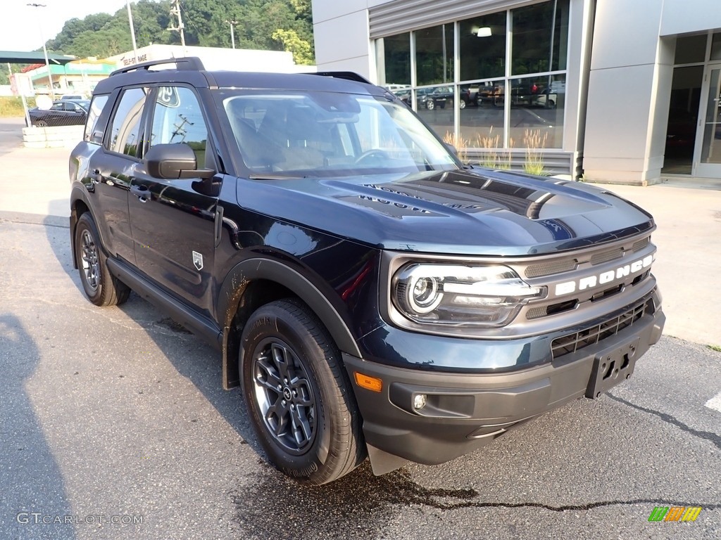 Alto Blue Metallic 2021 Ford Bronco Sport Big Bend 4x4 Exterior Photo #142466939
