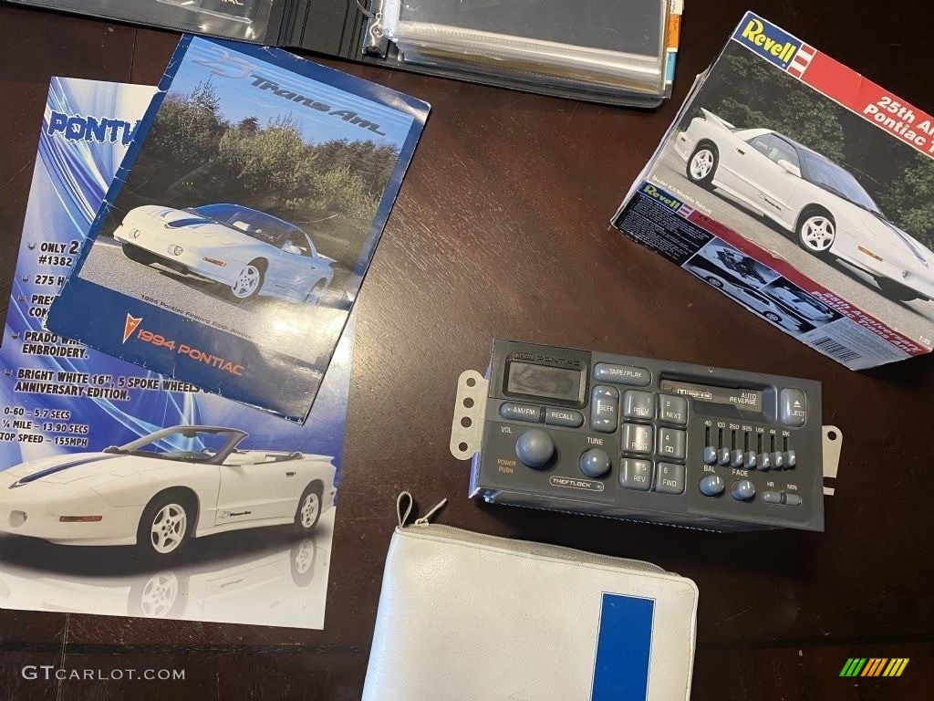 1994 Pontiac Firebird Trans Am Convertible 25th Anniversary Books/Manuals Photo #142467818