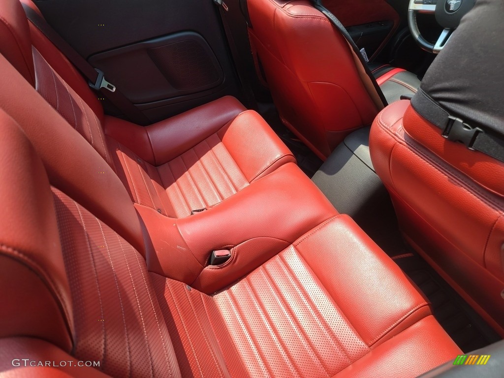 2006 Mustang GT Deluxe Convertible - Satin Silver Metallic / Red/Dark Charcoal photo #12