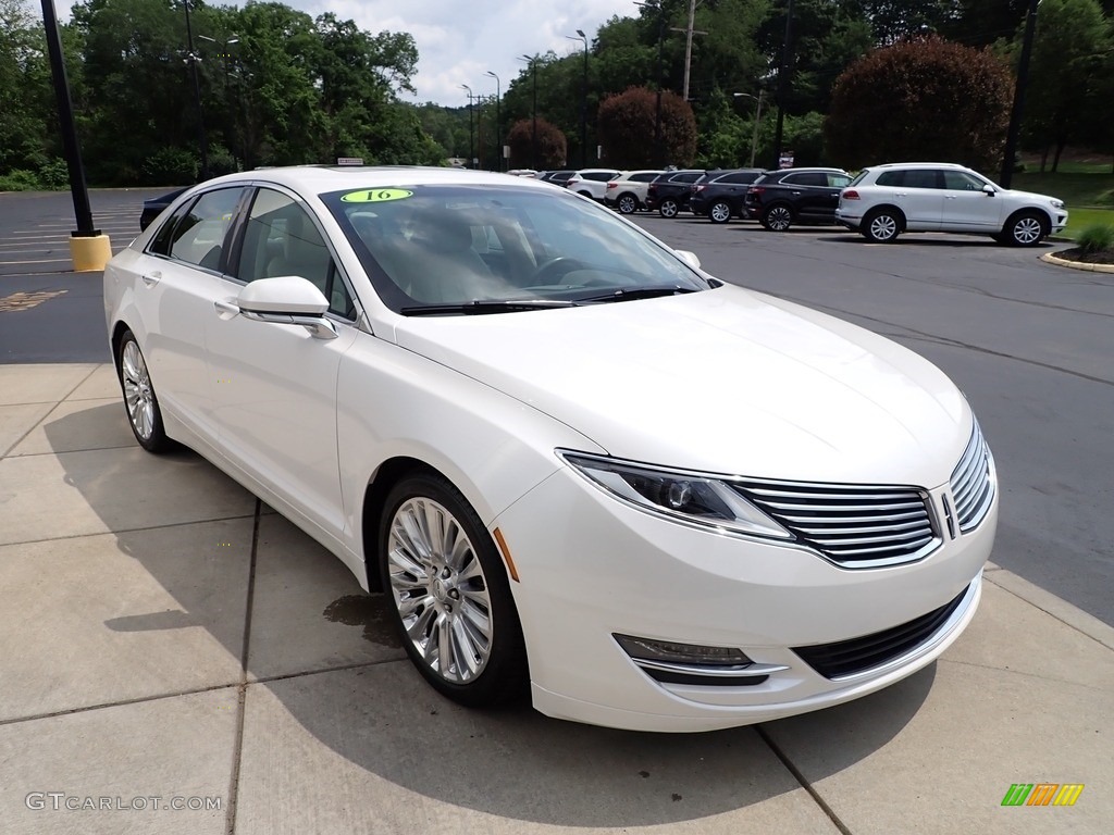 White Platinum 2016 Lincoln MKZ 2.0 AWD Exterior Photo #142468916