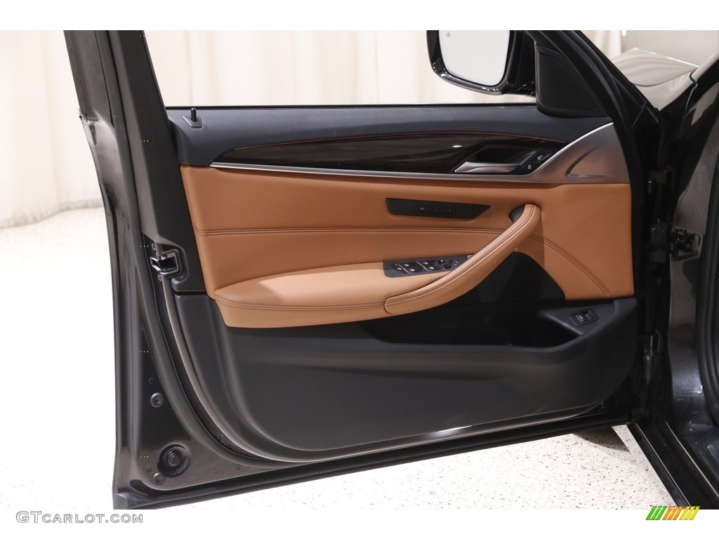 2018 5 Series 530i xDrive Sedan - Dark Graphite Metallic / Cognac photo #4