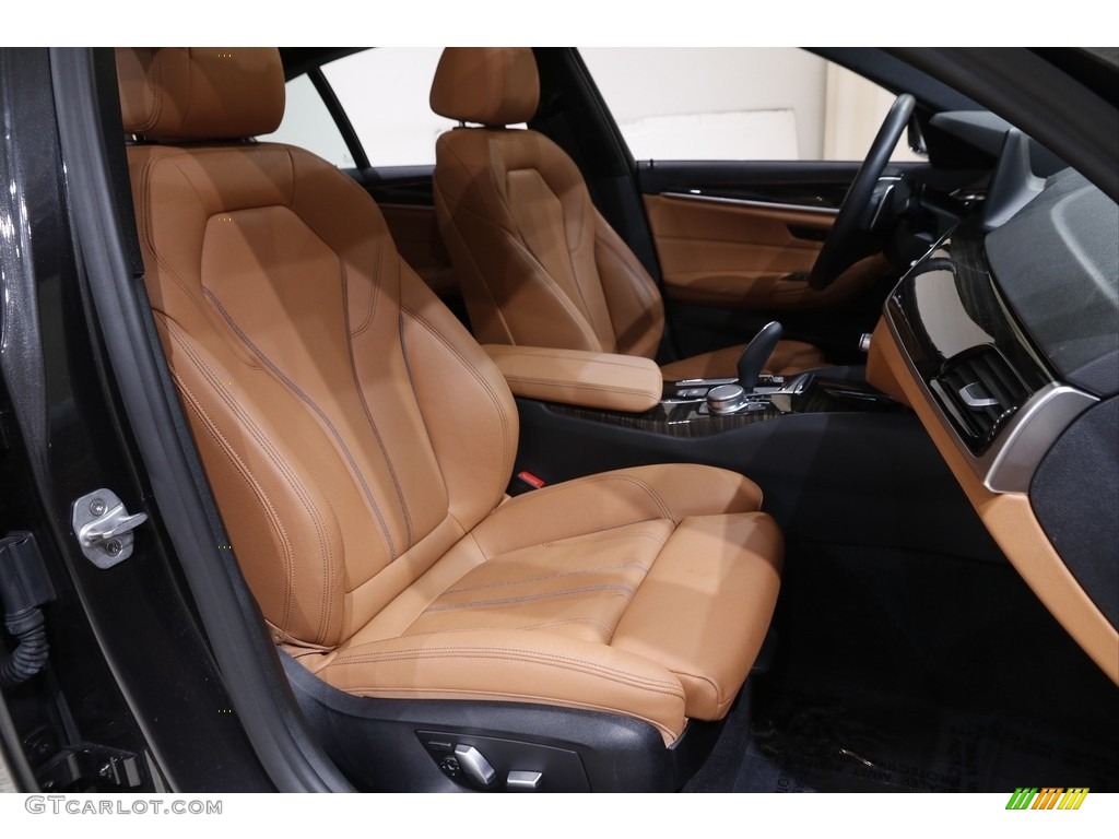 2018 5 Series 530i xDrive Sedan - Dark Graphite Metallic / Cognac photo #18