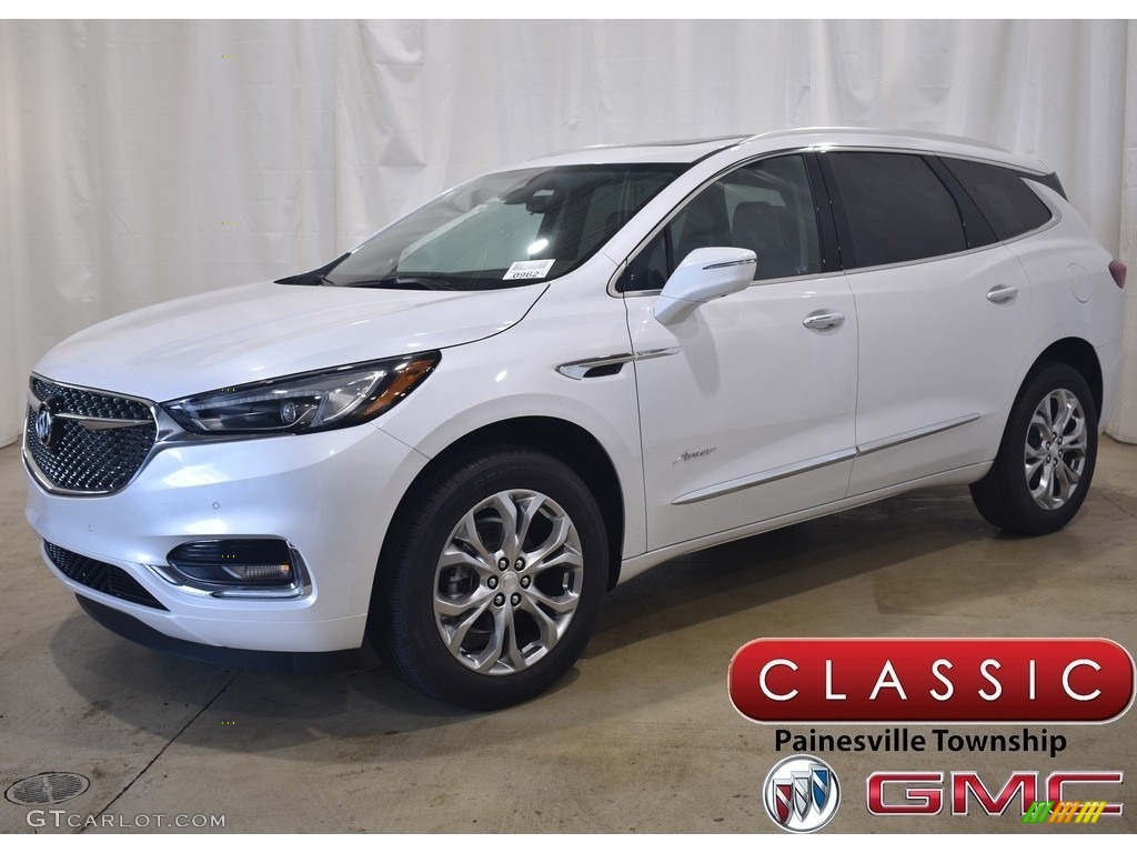 White Frost Tricoat Buick Enclave