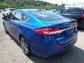 2017 Lightning Blue Ford Fusion S  photo #8