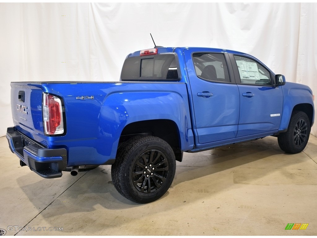 2021 Canyon Elevation Crew Cab 4WD - Dynamic Blue Metallic / Jet Black photo #2