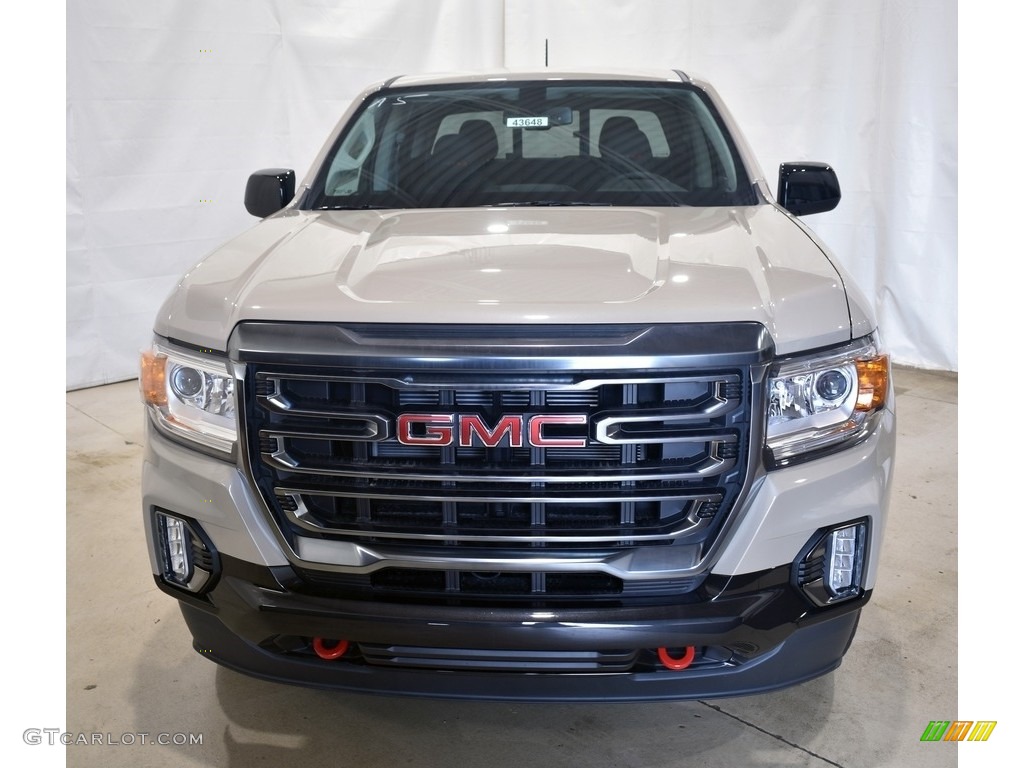 2021 Canyon AT4 Crew Cab 4WD - Desert Sand Metallic / Jet Black/Kalahari photo #4