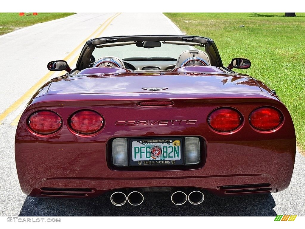 2003 Corvette Convertible - 50th Anniversary Red / Shale photo #6