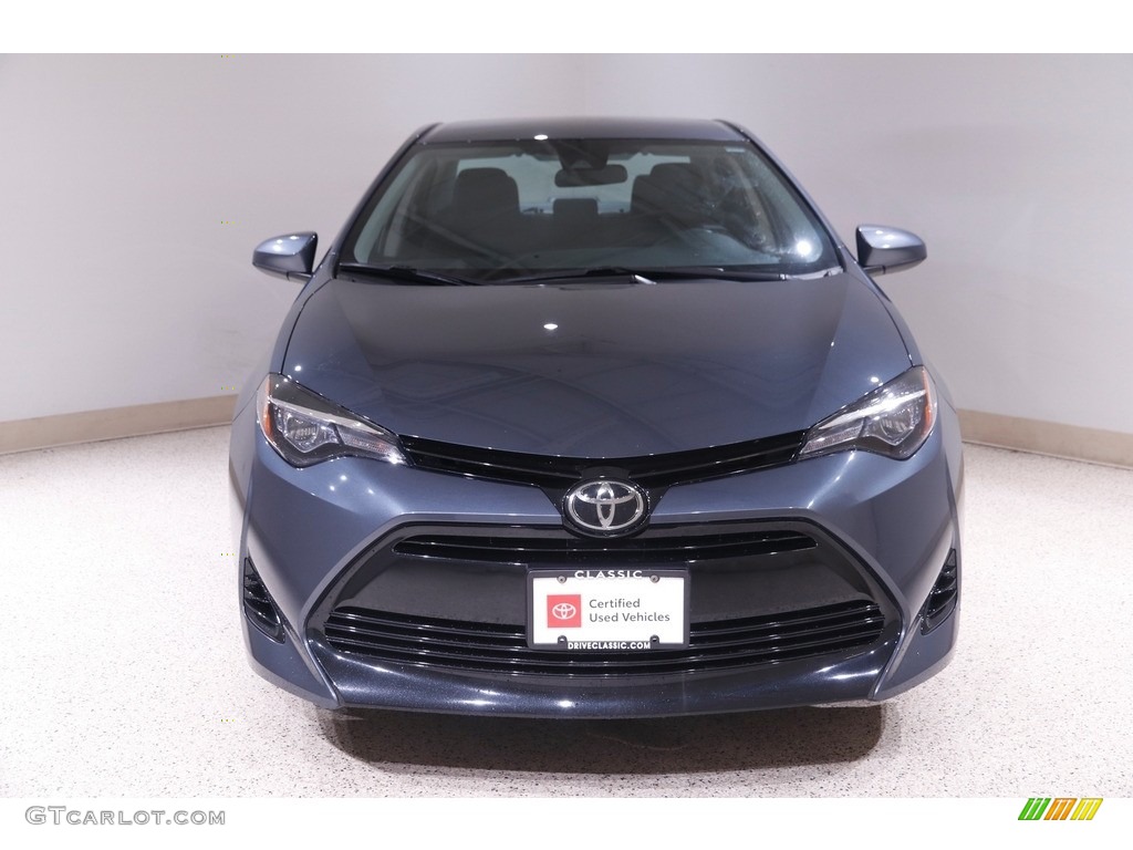 2018 Corolla LE - Slate Metallic / Black photo #2