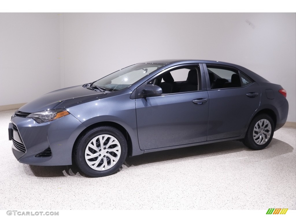 2018 Corolla LE - Slate Metallic / Black photo #3