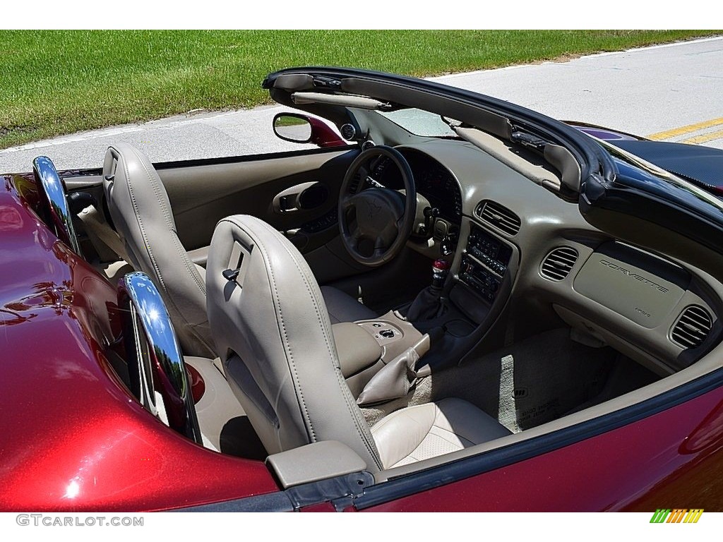 2003 Corvette Convertible - 50th Anniversary Red / Shale photo #27