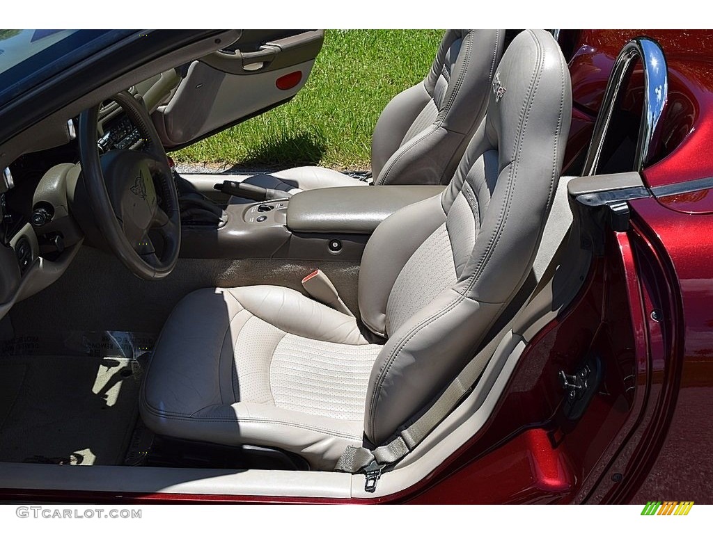 2003 Corvette Convertible - 50th Anniversary Red / Shale photo #39