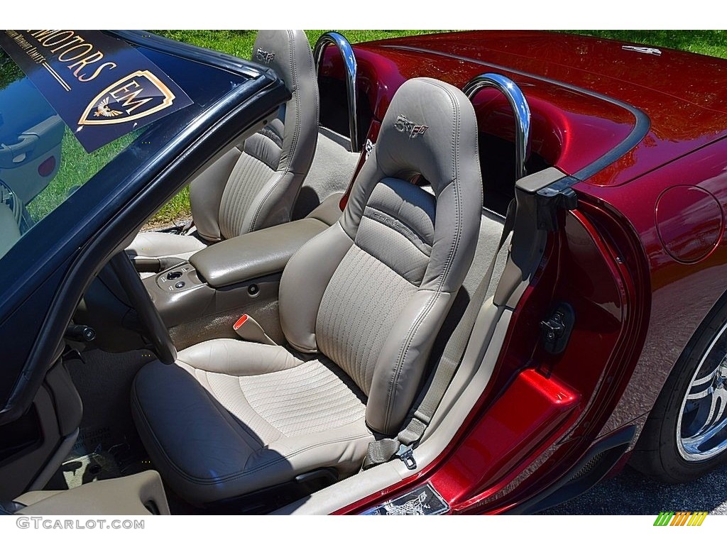 2003 Corvette Convertible - 50th Anniversary Red / Shale photo #41