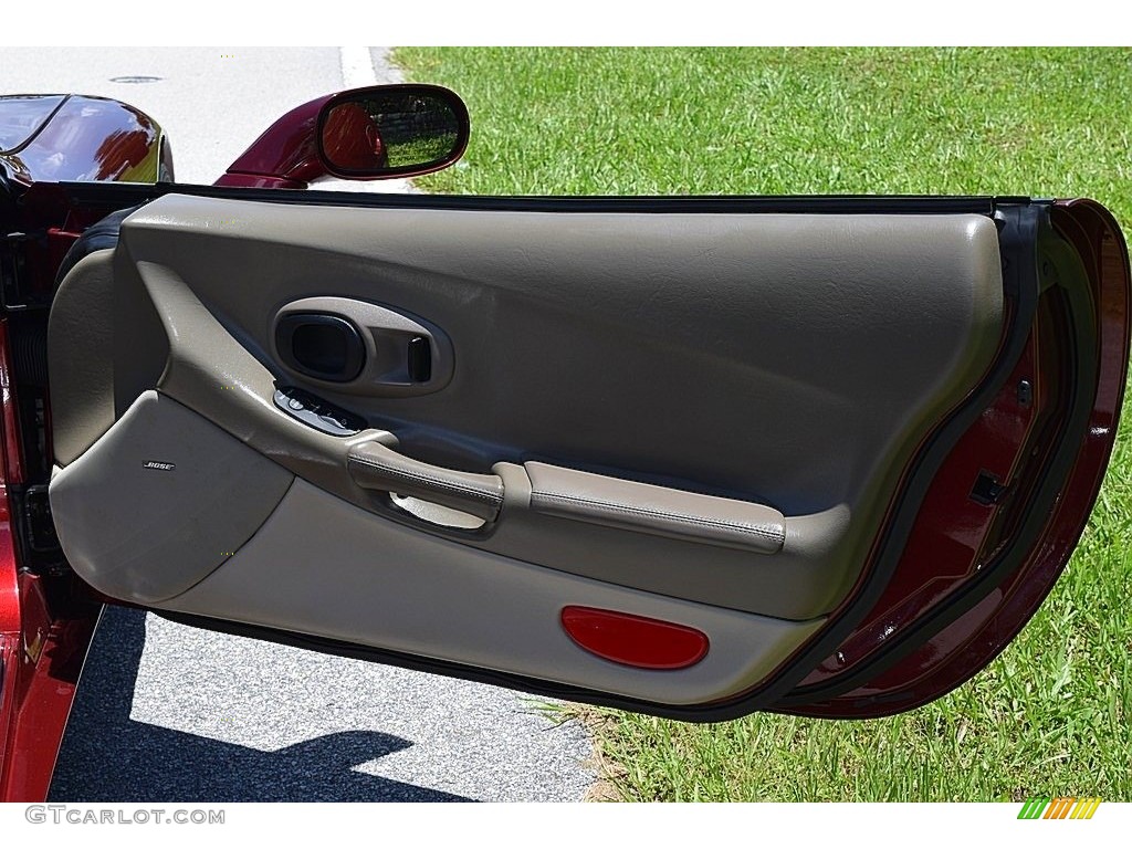 2003 Corvette Convertible - 50th Anniversary Red / Shale photo #46