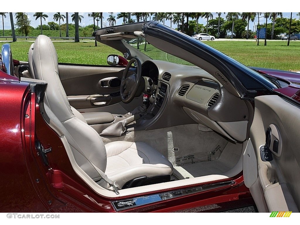 2003 Corvette Convertible - 50th Anniversary Red / Shale photo #47