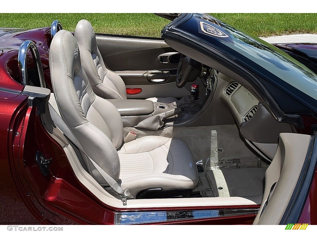 2003 Corvette Convertible - 50th Anniversary Red / Shale photo #48