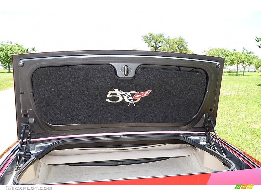 2003 Corvette Convertible - 50th Anniversary Red / Shale photo #50