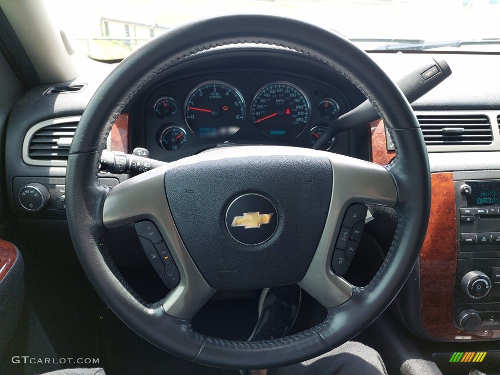 2014 Chevrolet Tahoe LS Ebony Steering Wheel Photo #142474866