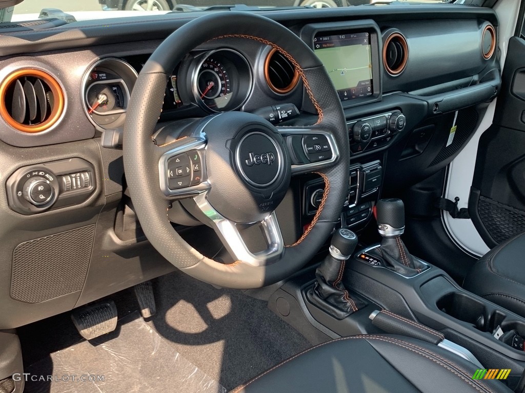 2021 Jeep Gladiator Mojave 4x4 Black Dashboard Photo #142475190