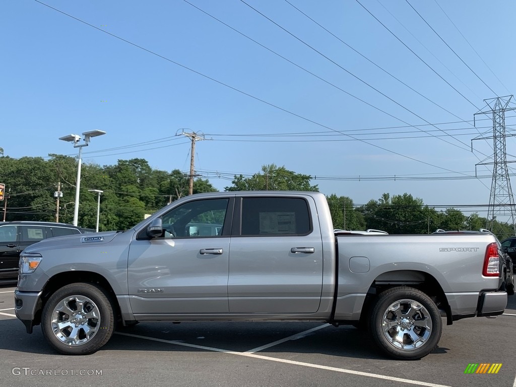 Billet Silver Metallic 2021 Ram 1500 Big Horn Crew Cab 4x4 Exterior Photo #142475316