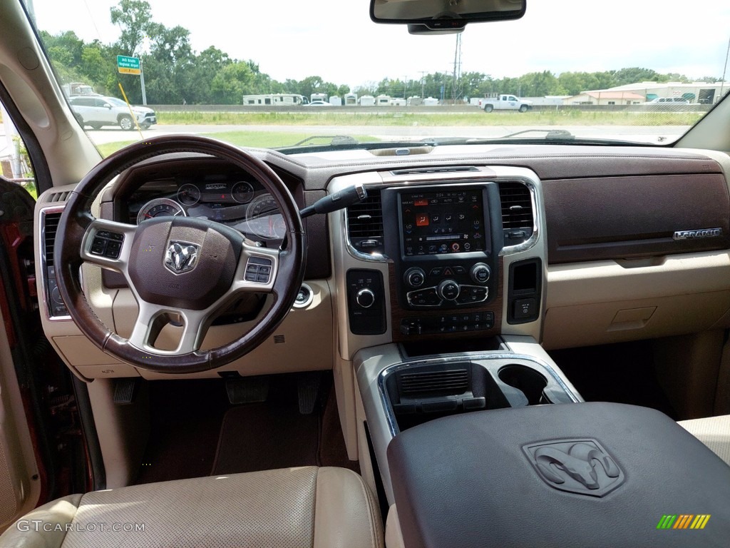2016 Ram 2500 Laramie Crew Cab 4x4 Canyon Brown/Light Frost Beige Dashboard Photo #142475637