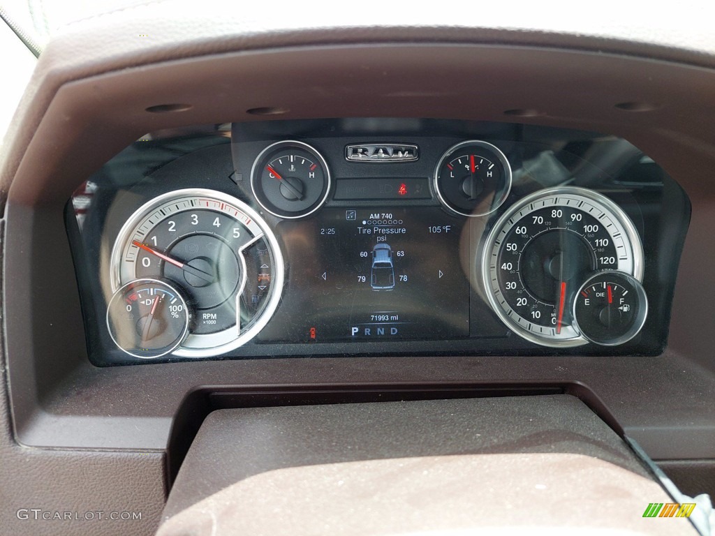 2016 Ram 2500 Laramie Crew Cab 4x4 Gauges Photo #142475844