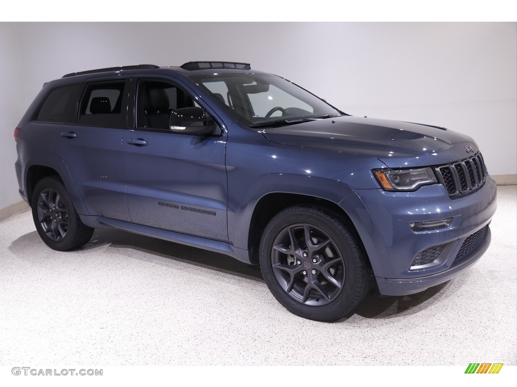 2020 Grand Cherokee Limited X 4x4 - Slate Blue Pearl / Black photo #1