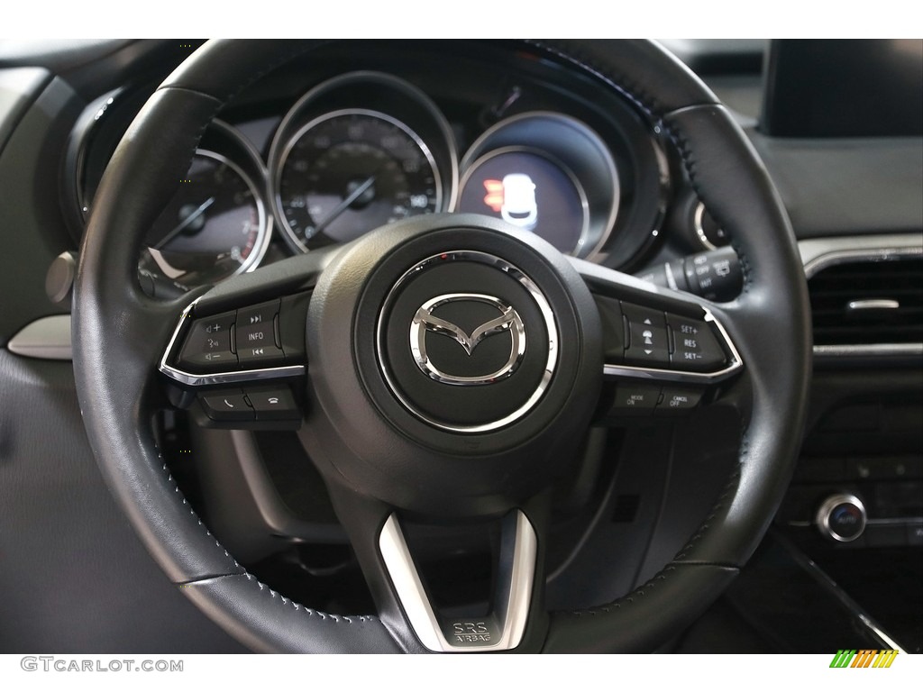 2019 Mazda CX-9 Touring Black Steering Wheel Photo #142476265