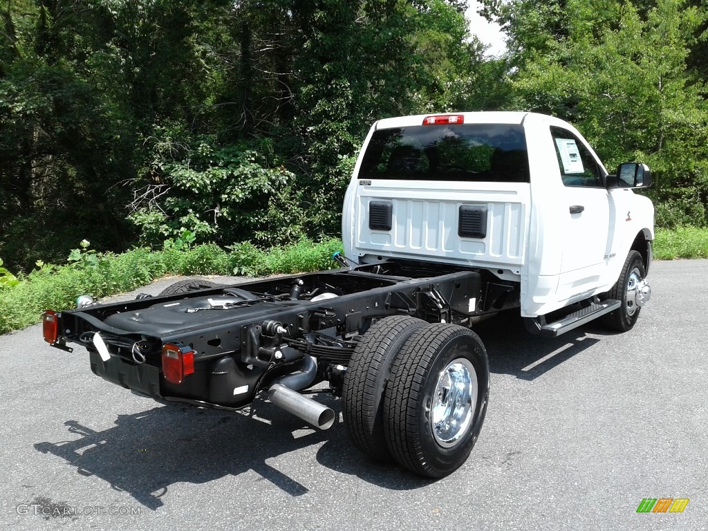 Bright White 2021 Ram 3500 Tradesman Regular Cab 4x4 Chassis Exterior Photo #142476783