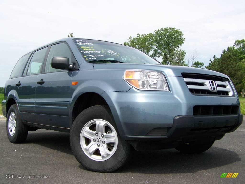 2006 Pilot LX 4WD - Steel Blue Metallic / Gray photo #1