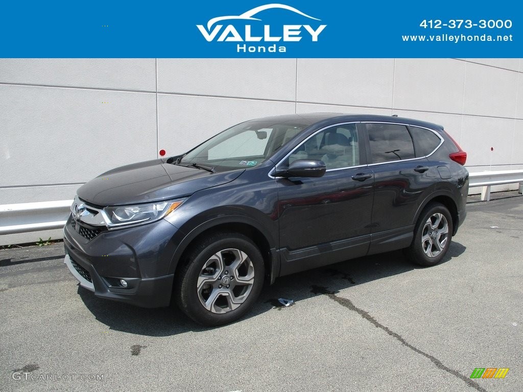 2018 CR-V EX-L AWD - Gunmetal Metallic / Gray photo #1