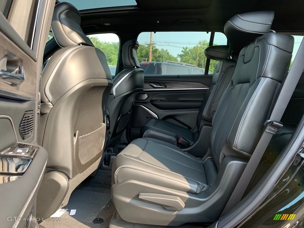 2021 Jeep Grand Cherokee L Overland 4x4 Rear Seat Photo #142477244