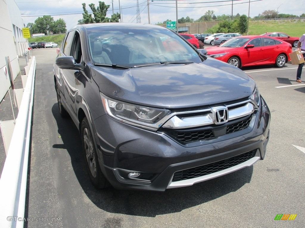 2018 CR-V EX-L AWD - Gunmetal Metallic / Gray photo #6