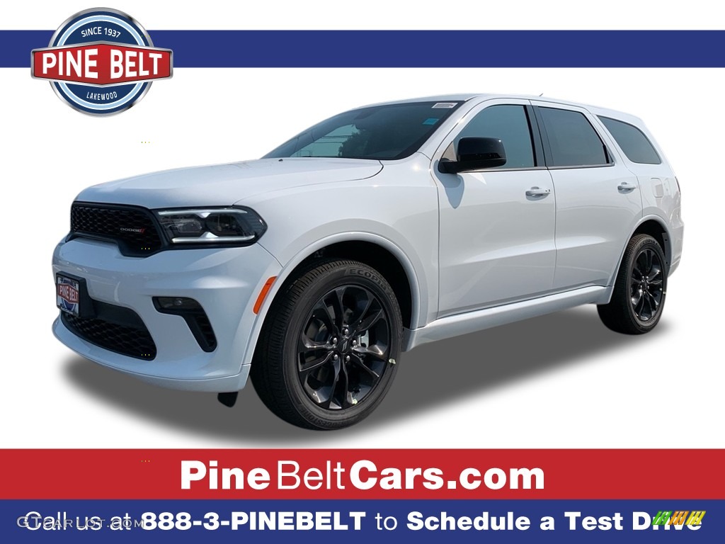 2021 Durango GT AWD - Vice White / Black photo #1