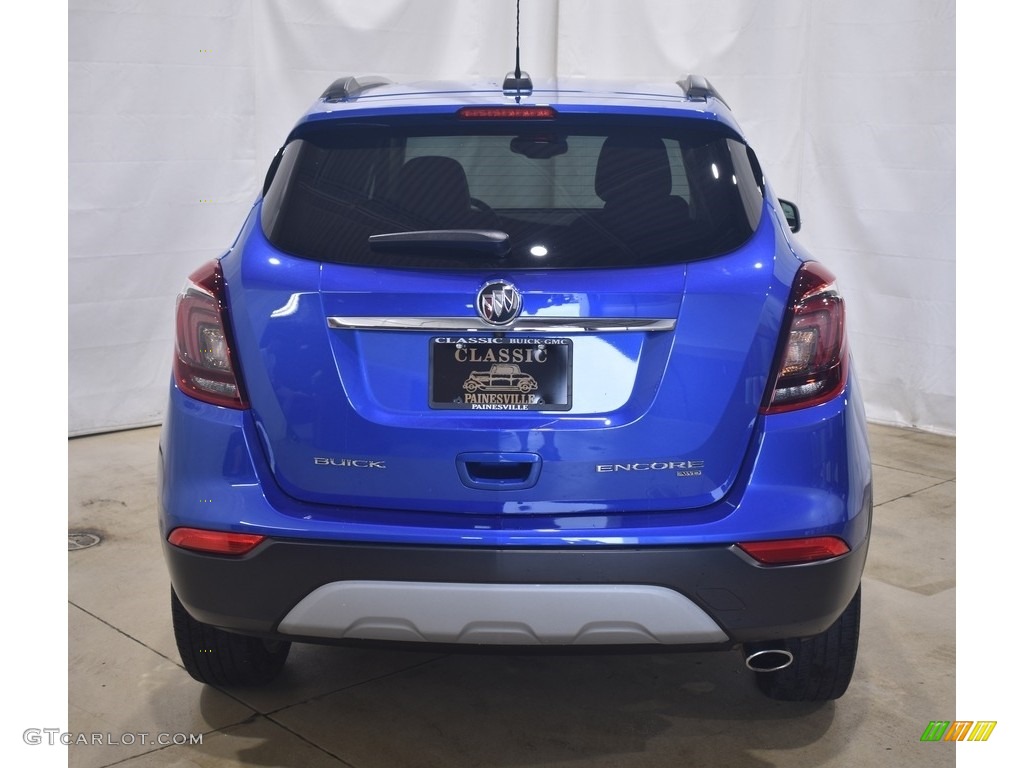2018 Encore Preferred II AWD - Coastal Blue Metallic / Ebony photo #3