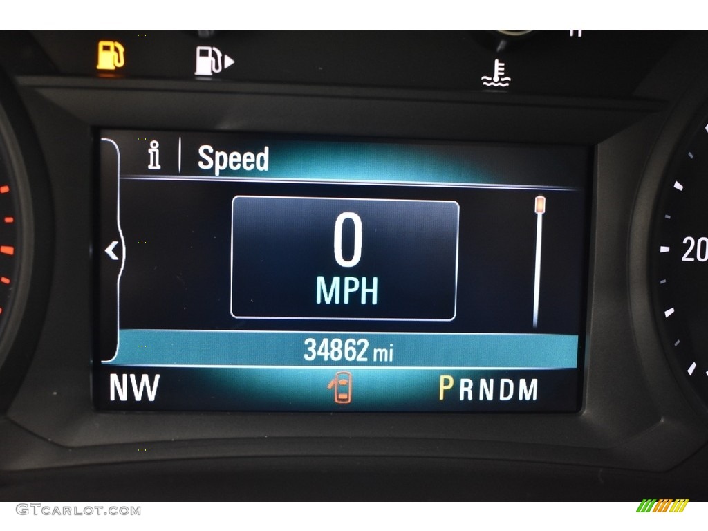 2018 Encore Preferred II AWD - Coastal Blue Metallic / Ebony photo #16