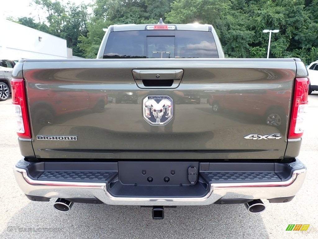 2021 1500 Big Horn Crew Cab 4x4 - Tank / Black photo #4