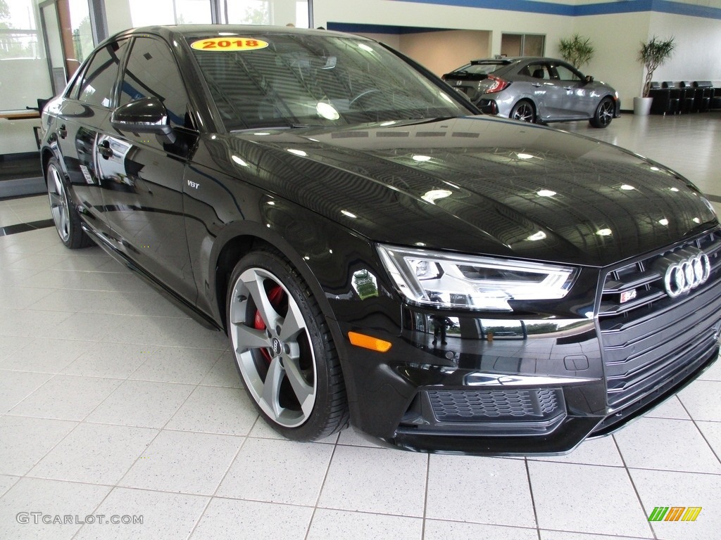 Mythos Black Metallic 2018 Audi S4 Prestige quattro Sedan Exterior Photo #142483282