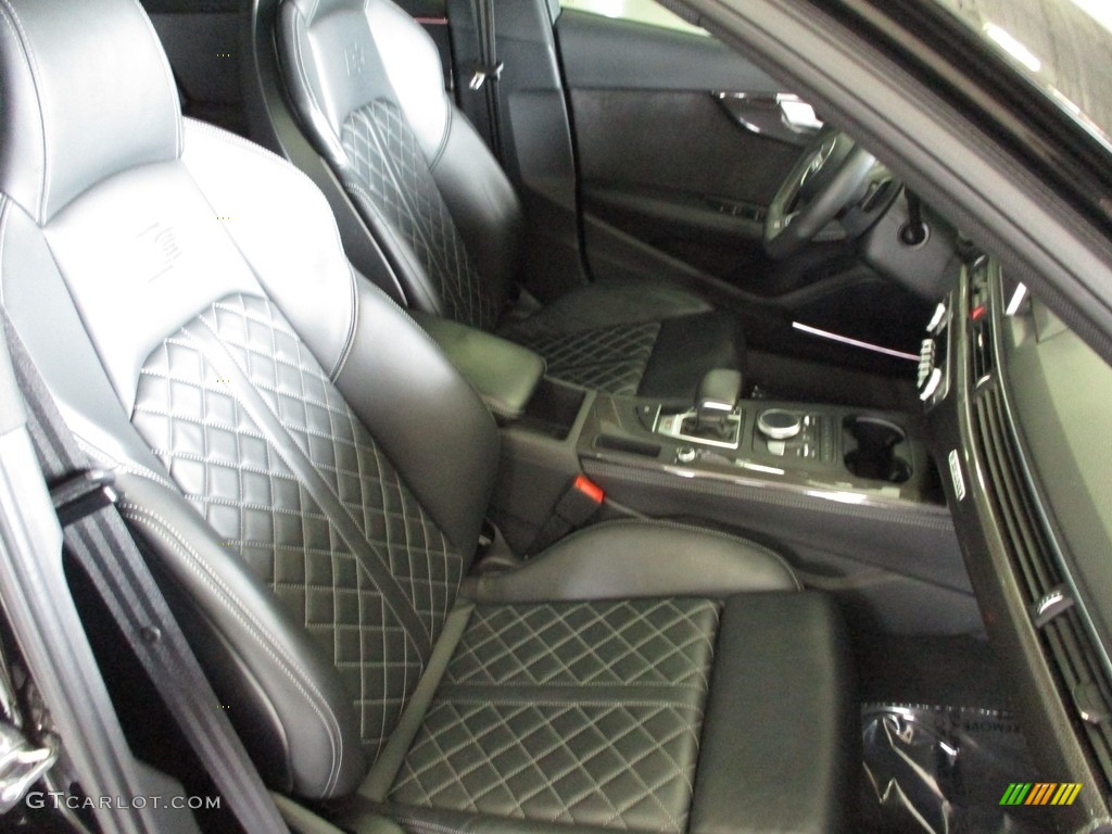 Black Interior 2018 Audi S4 Prestige quattro Sedan Photo #142483433