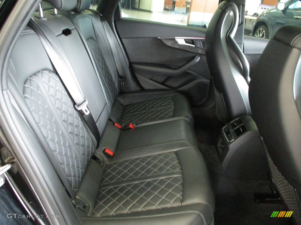 Black Interior 2018 Audi S4 Prestige quattro Sedan Photo #142483457