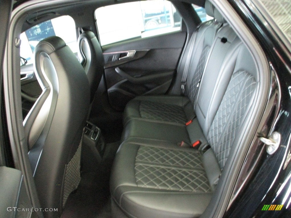 Black Interior 2018 Audi S4 Prestige quattro Sedan Photo #142483472