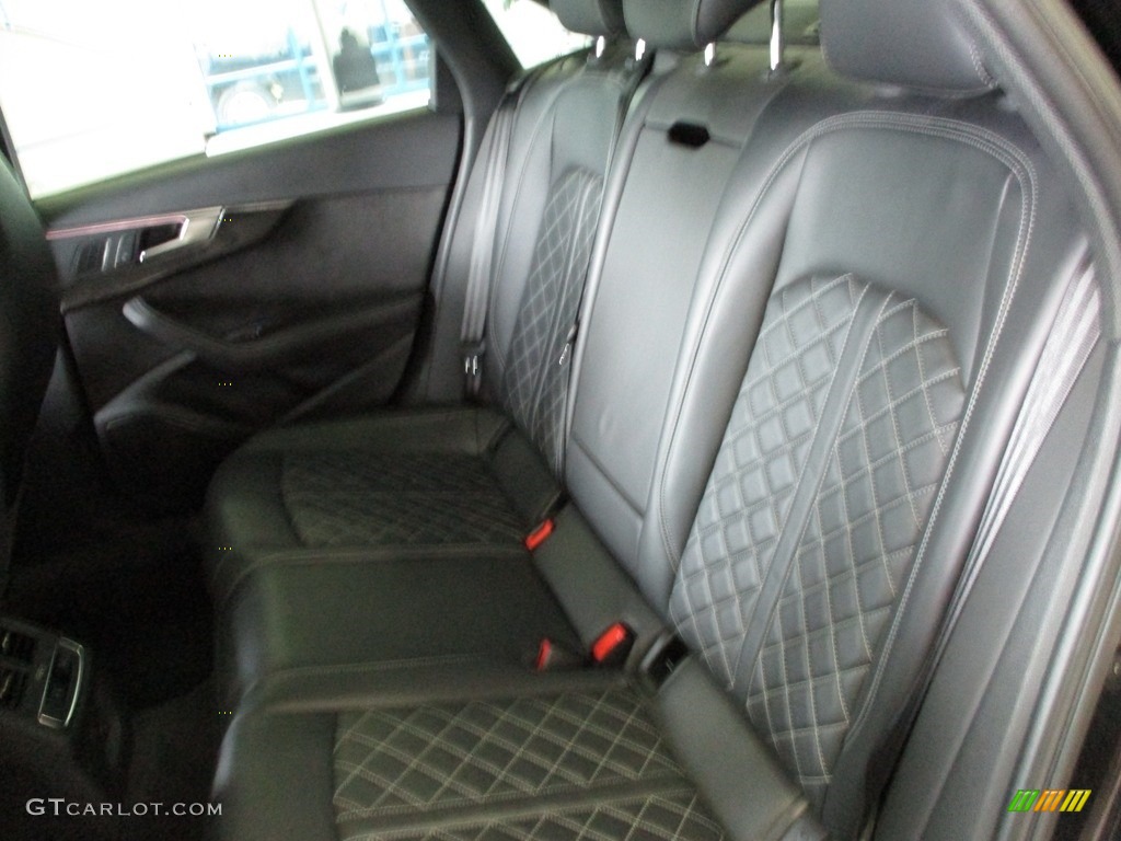 Black Interior 2018 Audi S4 Prestige quattro Sedan Photo #142483481