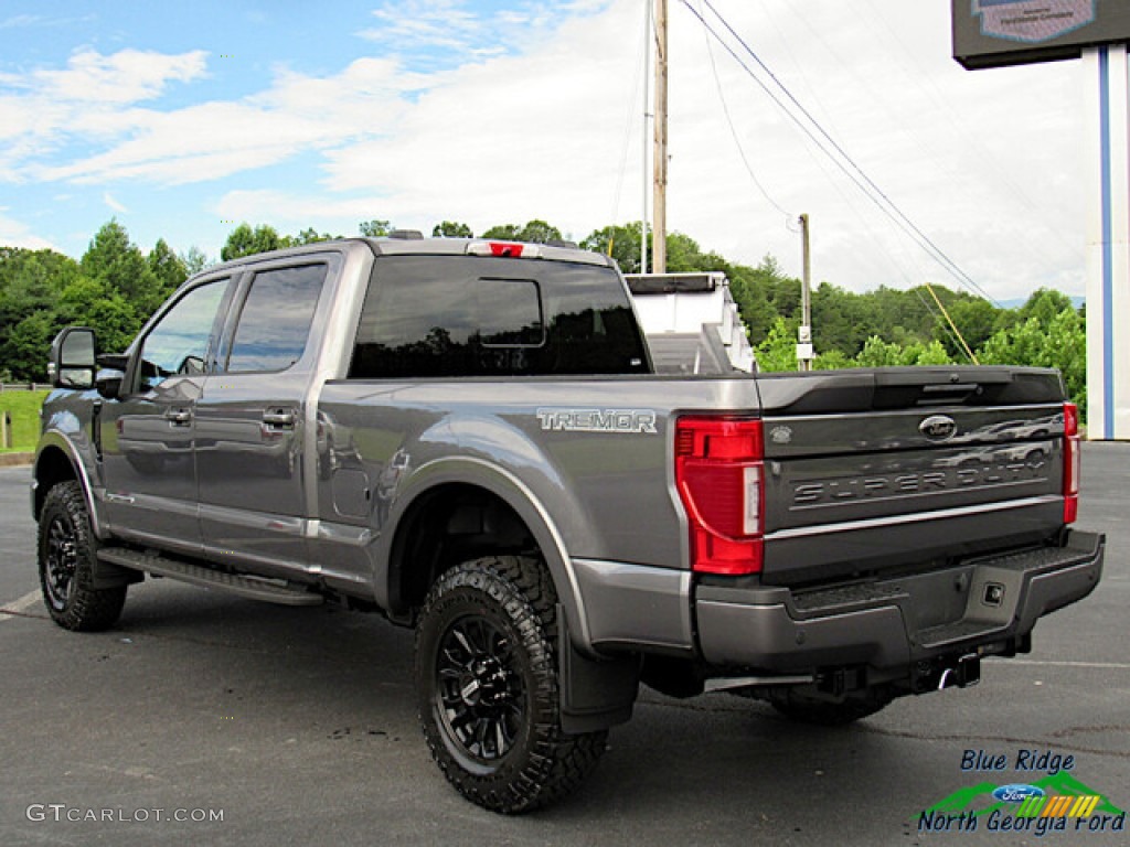 2021 F250 Super Duty Lariat Crew Cab 4x4 Tremor Package - Carbonized Gray / Black photo #3