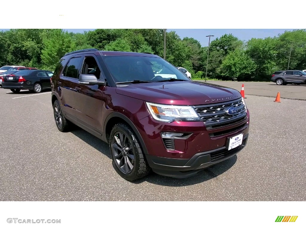 2018 Explorer XLT 4WD - Burgundy Velvet / Ebony Black photo #1