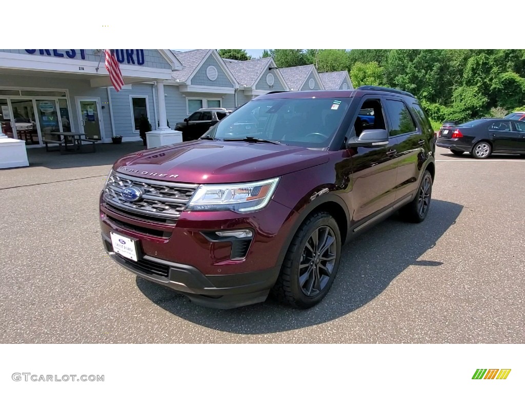 2018 Explorer XLT 4WD - Burgundy Velvet / Ebony Black photo #3