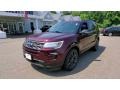 2018 Burgundy Velvet Ford Explorer XLT 4WD  photo #3